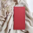 LUNA Book Carbon for XIAOMI Redmi NOTE 14 PRO 5G / Redmi NOTE 14 PRO PLUS 5G red