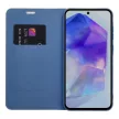 LUNA Book Carbon for XIAOMI Redmi NOTE 14 PRO 5G / Redmi NOTE 14 PRO PLUS 5G tok, kék