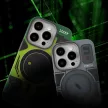 FORCELL F-PROTECT Levels with Dual Layer 4D technology, Miliatry Drop-Test compatible with MagSafe Samsung Galaxy S25 tok, cyber tok, zöld