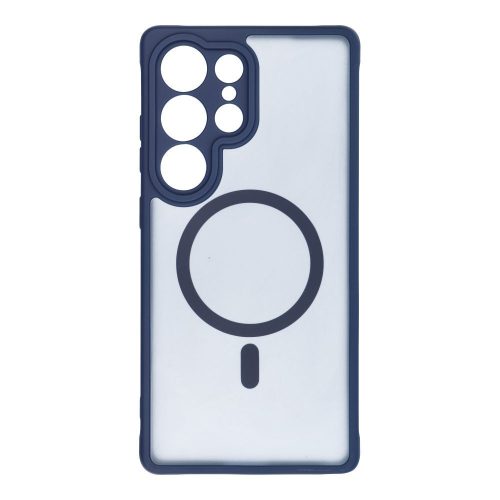 FULL MATTE MAG COVER case compatible with MagSafe Samsung Galaxy S25 Ultra tok, kék