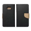 FANCY Book case SAMSUNG GALAXY A26 tok, fekete/arany