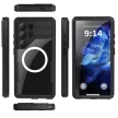 Waterproof case SHELLBOX MARS metal ring SAMSUNG GALAXY S25 Ultra tok, fekete