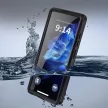 Waterproof case SHELLBOX MARS metal ring SAMSUNG GALAXY S25 Ultra tok, fekete