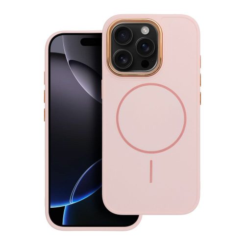 FRAME MAG COVER Case compatible MagSafe IPHONE 16e (SE 4 2025) tok, rózsaszín