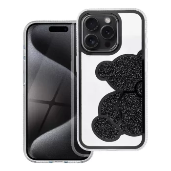 TEDDY BEAR Case IPHONE 17 Air tok, fekete