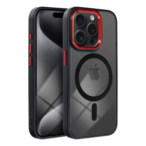 COLOR EDGE MAG COVER case MagSafe IPHONE 17 Air tok, fekete red