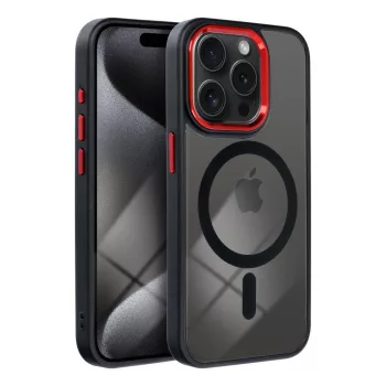   COLOR EDGE MAG COVER case MagSafe IPHONE 17 Pro tok, fekete-piros