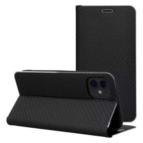 LUNA Book Carbon IPHONE 17 Pro Max tok, fekete