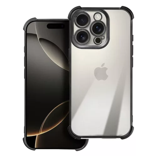 Case ANTISHOCK ELECTRO IPHONE 17 Pro Max tok, fekete