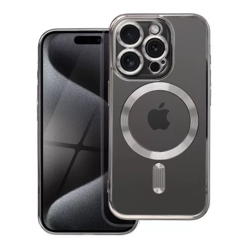 ELECTRO MAG COVER case MagSafe IPHONE 17 Pro Max tok, szürke tok, titanium