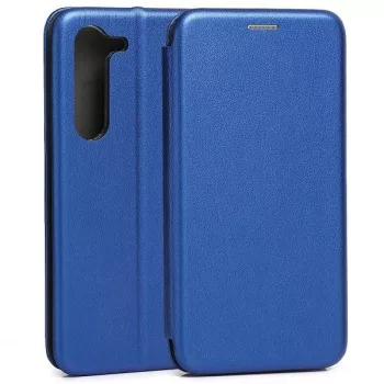   Beline Book Magnetic oldalra nyíló tok Samsung Galaxy S23 Plus, kék