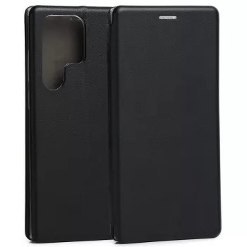   Beline Book Magnetic oldalra nyíló tok Samsung Galaxy S23 Ultra, fekete