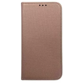   Smart Magnet oldalra nyíló tok Samsung Galaxy S23 FE S711, rozéarany