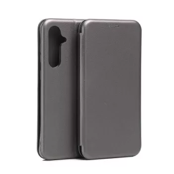   Beline Book Magnetic oldalra nyíló tok Samsung Galaxy S23 FE S711, sötétszürke