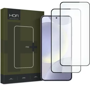   HOFI GLASS PRO+ Kijelzővédő üvegfólia 2db Samsung Galaxy S24, fekete
