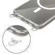 Tech-Protect FlexAir Chain MagSafe Case iPhone 16 Pro Max - átlátszó tok + 2 Lanyards (fekete és bézs)
