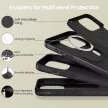 Tech-Protect Silicone MagSafe iPhone 16 Pro Case - tok, fekete
