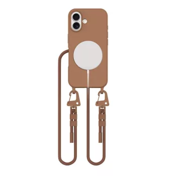   Tech-Protect MagNecklace MagSafe Case with Lanyard iPhone 16 - tok, barna