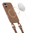 Tech-Protect MagNecklace MagSafe Case with Lanyard iPhone 16 - tok, barna