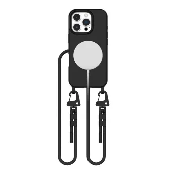  Tech-Protect MagNecklace MagSafe Case with Lanyard iPhone 16 Pro - tok, fekete
