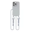 Tech-Protect MagNecklace MagSafe Case with Lanyard iPhone 16 Pro - tok, szürke