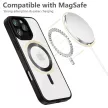 Tech-Protect MagFlex MagSafe iPhone 16 Pro Max Case, tok, átlátszó, fekete kerettel