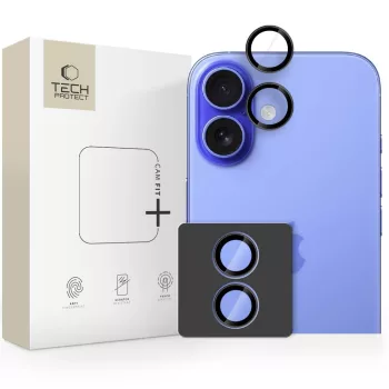   Tech-Protect Camring Fit+ Camera Cover iPhone 17 - Black kameravédő