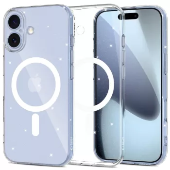   Tech-Protect FlexAir MagSafe Case iPhone 17 tok, átlátszó Glitter