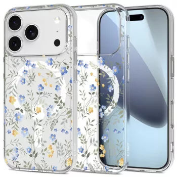   Tech-Protect FlexAir MagSafe Case iPhone 17 Pro Daisies Leaves tok, színes