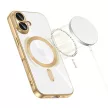 Tech-Protect MagFlex MagSafe Case iPhone 17 tok, átlátszó tok, arany