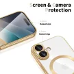 Tech-Protect MagFlex MagSafe Case iPhone 17 tok, átlátszó tok, arany
