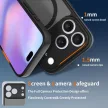 Tech-Protect BasicMag MagSafe Case iPhone 17 Pro Max tok, matt fekete