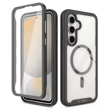 TECH-PROTECT DEFENSE MAGSAFE SAMSUNG GALAXY S25 tok, fekete