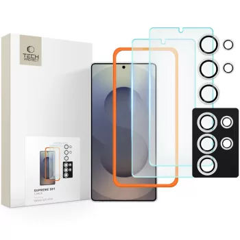   TECH-PROTECT SUPREME SET 3-PACK SAMSUNG GALAXY S25 ULTRA CLEAR