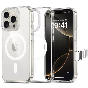  TECH-PROTECT FLEXAIR HYBRID CC MAGSAFE IPHONE 16 PRO tok, átlátszó