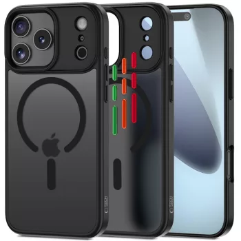   Tech-Protect MagMat XT 4-set MagSafe Case iPhone 17 Pro Max tok, matt fekete