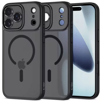  Tech-Protect MagCam MagSafe Case iPhone 17 Pro tok, matt fekete