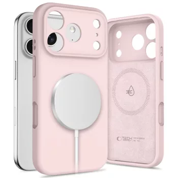   TECH-PROTECT SILICONE MAGSAFE IPHONE 17 PRO MAX tok, rózsaszín
