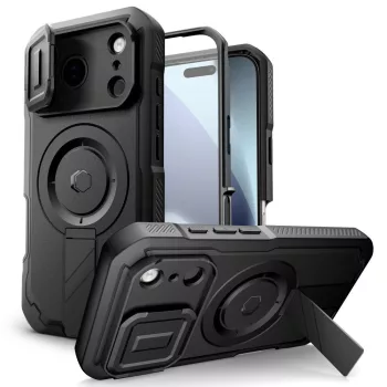 Tech-Protect Kevlar MagSafe case iPhone 17 Pro tok, fekete
