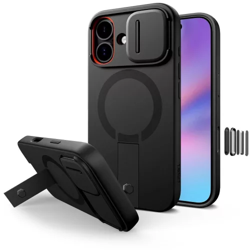 TECH-PROTECT KEVLAR AURA MAGSAFE IPHONE 17 tok, fekete