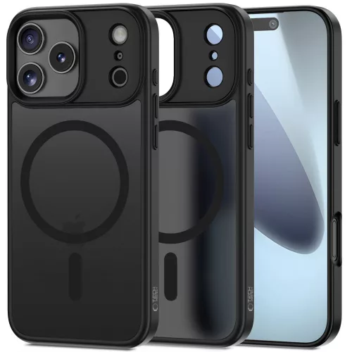 TECH-PROTECT MATT MAGSAFE IPHONE 17 PRO MAX tok, matt fekete