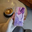 Tech-Protect Icon Case Samsung Galaxy A56 5G - Marble tok, rózsaszín