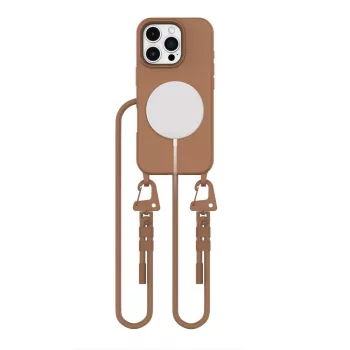   TECH-PROTECT MAGNECKLACE MAGSAFE IPHONE 16 PRO CHOCOLATE tok, barna