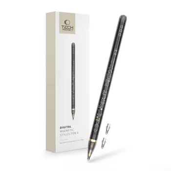   TECH-PROTECT DIGITÁLIS MÁGNESES STYLUS TOLL ”4” IPAD átlátszó/fekete