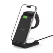TECH-PROTECT QI15W-A36 3IN1 WIRELESS CHARGER FOR APPLE vezeték nélküli asztali töltő, fekete
