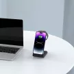 TECH-PROTECT QI15W-A36 3IN1 WIRELESS CHARGER FOR APPLE vezeték nélküli asztali töltő, fekete