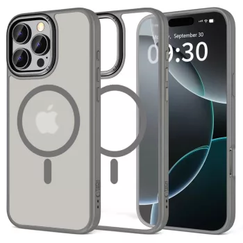   Tech-Protect MagEdge MagSafe case iPhone 16 Pro Max tok, titanium