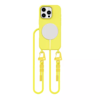   TECH-PROTECT MAGNECKLACE MAGSAFE IPHONE 16 PRO CANARY tok, sárga