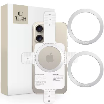   TECH-PROTECT MMP-110 2IN1 MAGNETIC MAGSAFE RING SILVER & SILVER