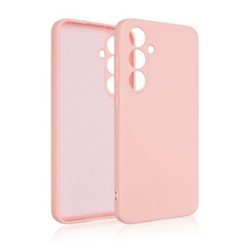 Beline Silicone Samsung Galaxy S24 FE tok, rozéarany
